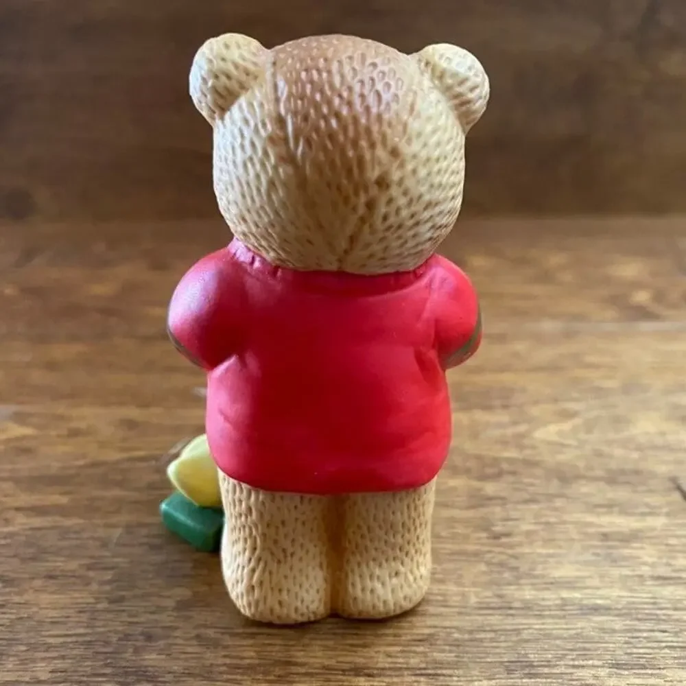 ENESCO 1984 Lucy and Me Christmas Bear with Jack In the Box